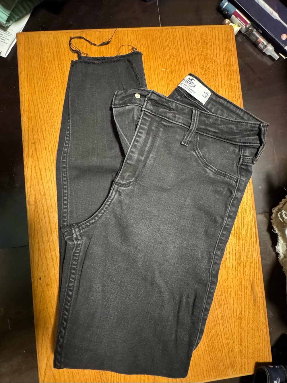 Hollister Black High-Rise Skinny Jeans